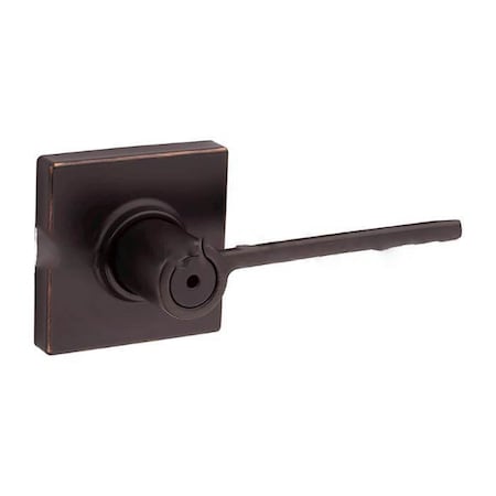 Kwikset Ladera Privacy Lever 300LRL-SQT-11P-6AL-RCS